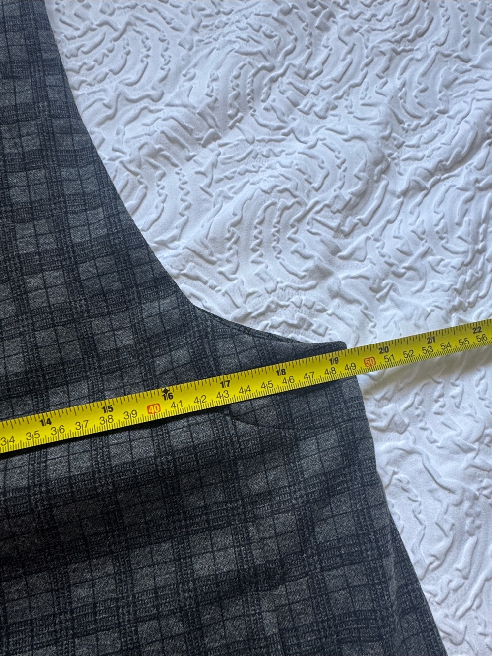 Jolt Charcoal Plaid Overall Dress - Picture 6 of 11